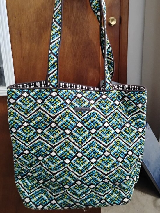 Vera Bradley Handbags - Vera Bradley Small Tote, Rain Forest         New Without Tags